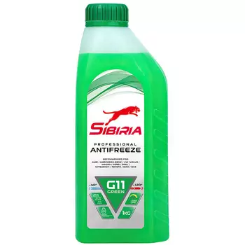 Антифриз Готовый Sibiria G11 Зелёный 1кг