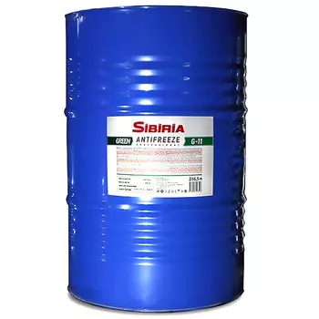 Антифриз Sibiria G11 Зелёный 210кг