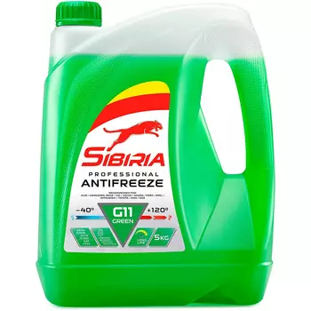 Антифриз Sibiria G11 Зелёный 5кг