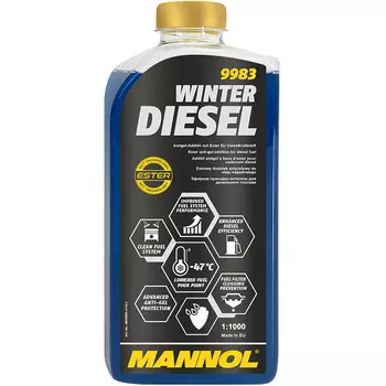 Антигель MANNOL WINTER Diesel 1 л (art. 9983) зимний