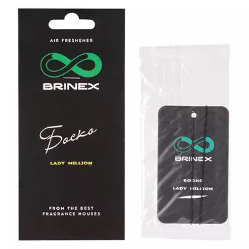 Ароматизатор Brinex картон боско lady million (art.bri18)