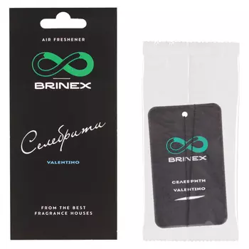 Ароматизатор Brinex картон селебрити Valentino (art.bri19)