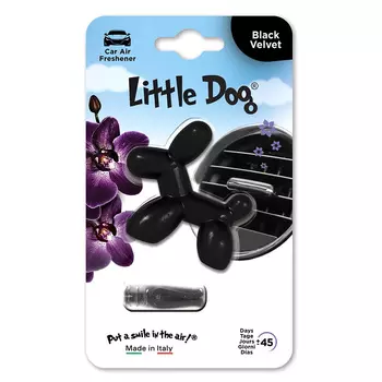 Ароматизатор Little Joe Little Dog Black Velvet на дефлектор (art. ED0606)