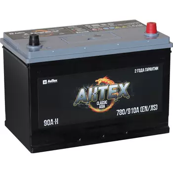 Автомобильный аккумулятор Актех 90 Ач обратная полярность D31L