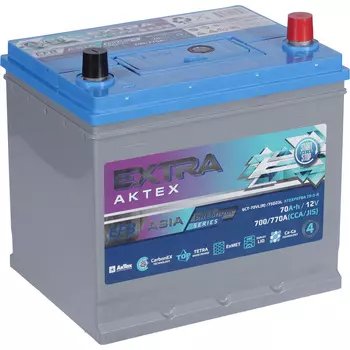 Автомобильный аккумулятор Актех Extra 70 Ач обратная полярность D23L