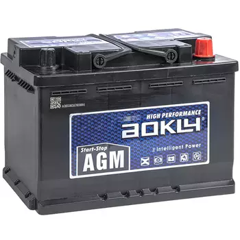 Автомобильный аккумулятор Aokly 70 Ач обратная полярность L3