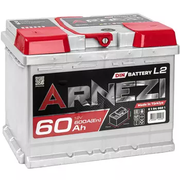 Автомобильный аккумулятор ARNEZI 60 Ач прямая полярность L2