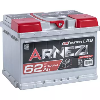 Автомобильный аккумулятор ARNEZI 62 Ач обратная полярность LB2
