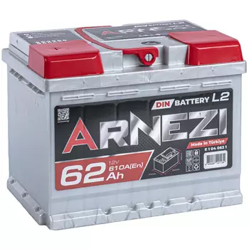 Автомобильный аккумулятор ARNEZI 62 Ач прямая полярность L2
