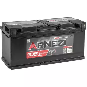 Автомобильный аккумулятор ARNEZI AGM 105 Ач обратная полярность L6