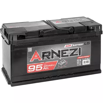 Автомобильный аккумулятор ARNEZI EFB 95 Ач обратная полярность D31L