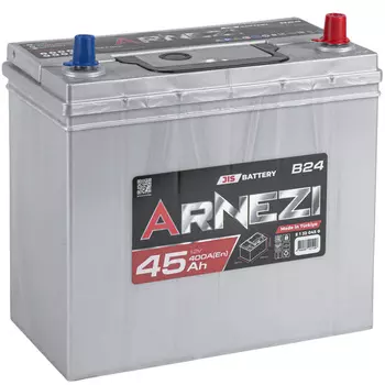 Автомобильный аккумулятор ARNEZI JIS 45 Ач обратная полярность B24L