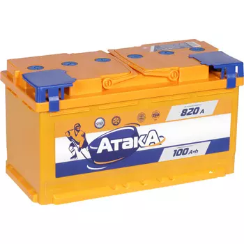 Автомобильный аккумулятор Атака 100 Ач обратная полярность L5