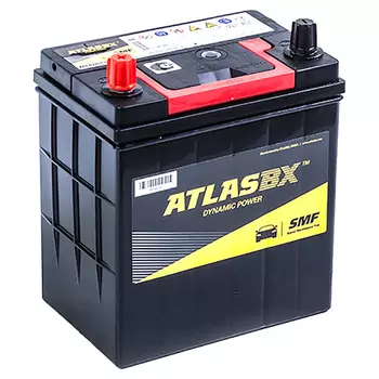 Автомобильный аккумулятор Atlas 38 Ач прямая полярность B19R