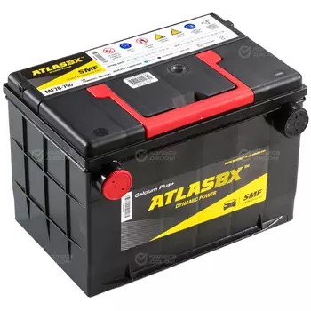 Автомобильный аккумулятор Atlas 80 Ач прямая полярность USA
