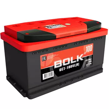 Автомобильный аккумулятор Bolk 100 Ач обратная полярность L5