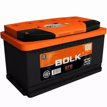 Автомобильный аккумулятор Bolk 100 Ач обратная полярность L5