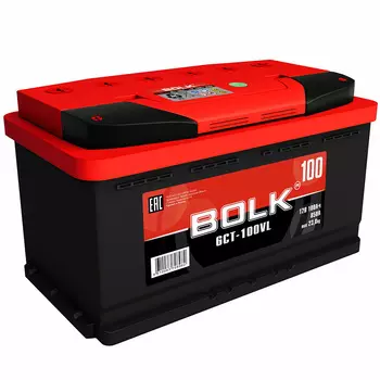 Автомобильный аккумулятор Bolk 100 Ач прямая полярность L5