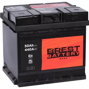 Автомобильный аккумулятор Brest Battery 50 Ач обратная полярность L1
