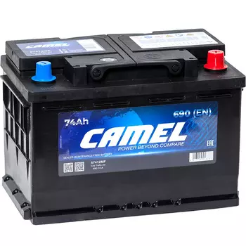 Автомобильный аккумулятор Camel 74 Ач обратная полярность L3