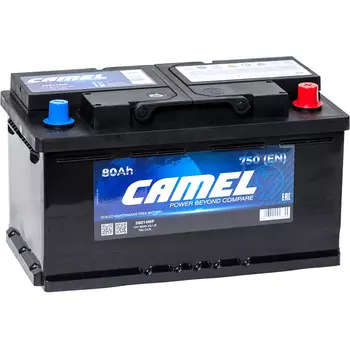 Автомобильный аккумулятор Camel 80 Ач обратная полярность L4