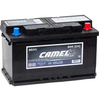 Автомобильный аккумулятор Camel 80 Ач обратная полярность L4
