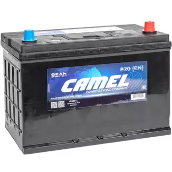Автомобильный аккумулятор Camel Asia 95 Ач обратная полярность D31L