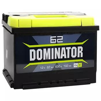 Автомобильный аккумулятор Dominator 62 Ач обратная полярность L2