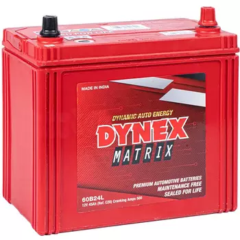 Автомобильный аккумулятор Dynex Matrix Asia 45 Ач обратная полярность B24L