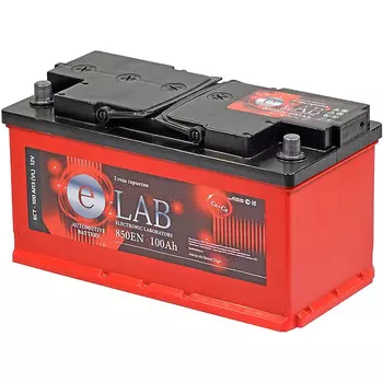 Автомобильный аккумулятор E-Lab 100 Ач обратная полярность L5