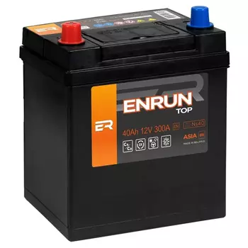 Автомобильный аккумулятор Enrun 40 Ач прямая полярность B19R
