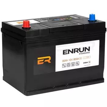Автомобильный аккумулятор Enrun 95 Ач прямая полярность D31R