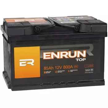 Автомобильный аккумулятор Enrun Top 85 Ач обратная полярность LB4