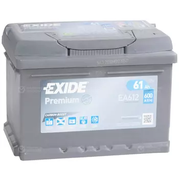 Автомобильный аккумулятор Exide 61 Ач обратная полярность LB2
