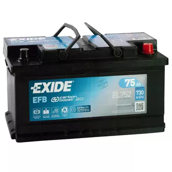 Автомобильный аккумулятор Exide EFB Start-Stop 65 Ач обратная полярность LB4