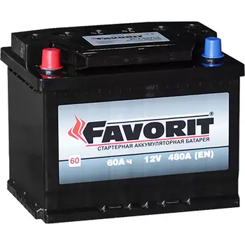 Автомобильный аккумулятор Favorit 75 Ач прямая полярность L3