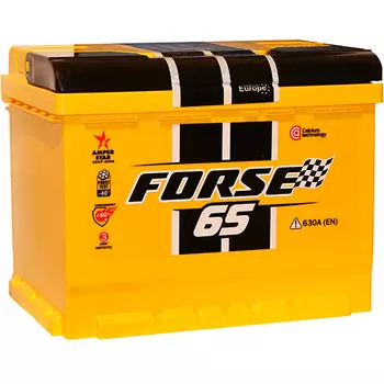 Автомобильный аккумулятор Forse 65 Ач прямая полярность L2