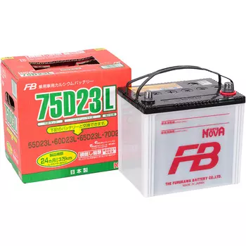 Автомобильный аккумулятор Furukawa Battery SUPER NOVA 65 Ач обратная полярность D23L