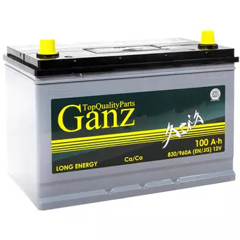 Автомобильный аккумулятор GANZ 100 Ач прямая полярность D31L