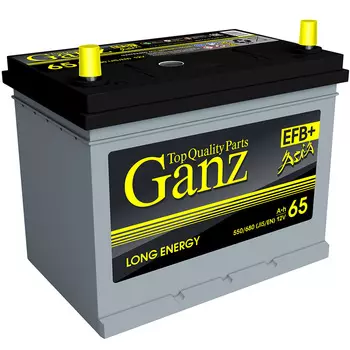 Автомобильный аккумулятор GANZ 65 Ач обратная полярность D23L