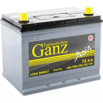 Автомобильный аккумулятор GANZ 75 Ач обратная полярность D26L