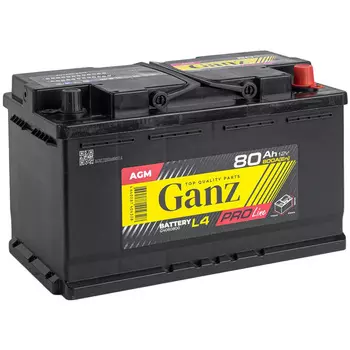 Автомобильный аккумулятор GANZ 80 Ач обратная полярность L4