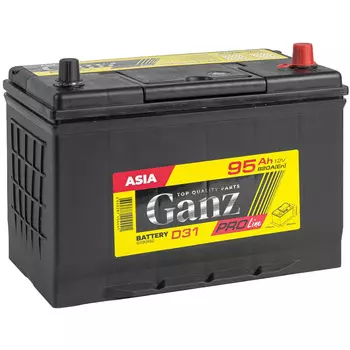 Автомобильный аккумулятор GANZ 95 Ач обратная полярность D31L