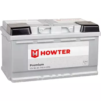 Автомобильный аккумулятор Howter Premium 82 Ач обратная полярность L4