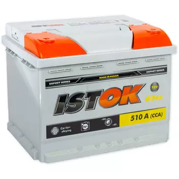 Автомобильный аккумулятор Istok 55 Ач прямая полярность L2