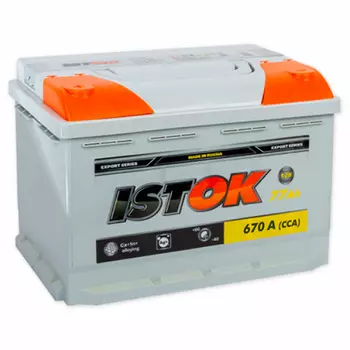 Автомобильный аккумулятор Istok 77 Ач обратная полярность L3