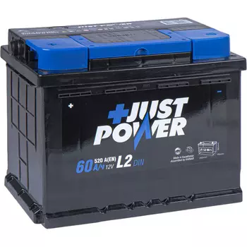 Автомобильный аккумулятор Just Power Power+ 60 Ач прямая полярность L2