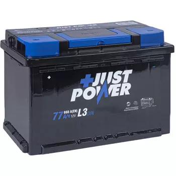 Автомобильный аккумулятор Just Power POWER 77 Ач прямая полярность L3