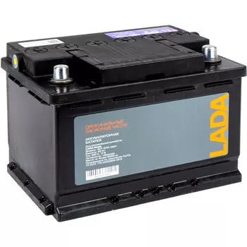 Автомобильный аккумулятор LADA 64 Ач прямая полярность L2