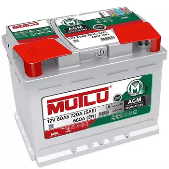 Автомобильный аккумулятор Mutlu 60 Ач обратная полярность L2